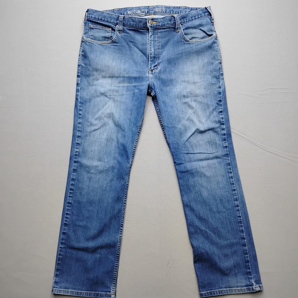 Carhartt Rugged Flex Relaxed Fit Straight Leg Jeans Blue 38x30